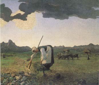 Giovanni Segantini The Hay Harvest (mk09) China oil painting art